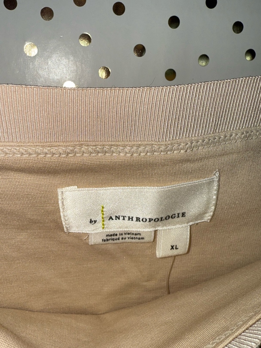 Anthropologie Beige Lace Embroidered Midi Skirt - Picture 2 of 6
